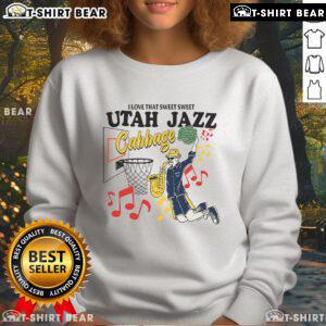 Cozy Nice Utah Jazz Cabbage sweatshirt in vibrant colors, perfect for fans and casual wear.