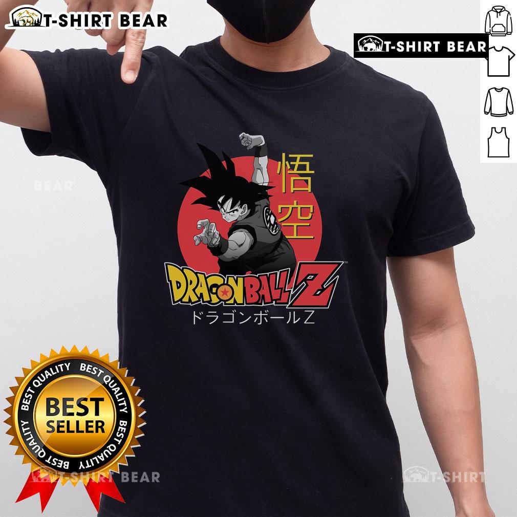 Alt Text: Official Dragon Ball Z Goku Saiyan vintage 90s T-shirt featuring iconic anime character in vibrant colors.