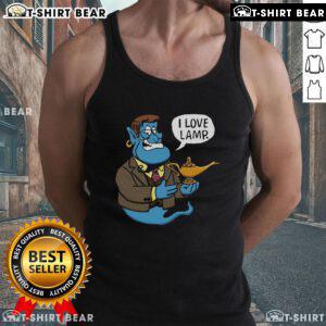 Official Anchor Genie I Love Lamp Tank Top in stylish design, perfect for casual wear and lamp enthusiasts.