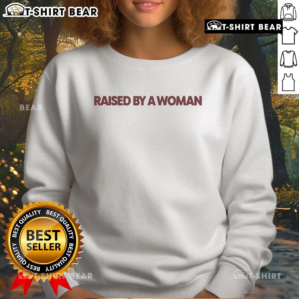 Official Rachel Grae Raise By A Woman Sweatshirt in soft fabric, showcasing empowering design for women's empowerment.