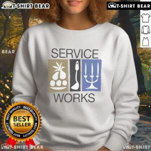 Official Service Works Nourish Sweatshirt in cozy fabric, featuring a stylish design perfect for casual wear.