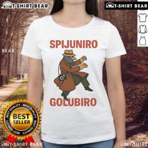 Official Spijuniro Golubiro Ladies Tee featuring a stylish design, perfect for casual wear and showcasing trendy fashion.