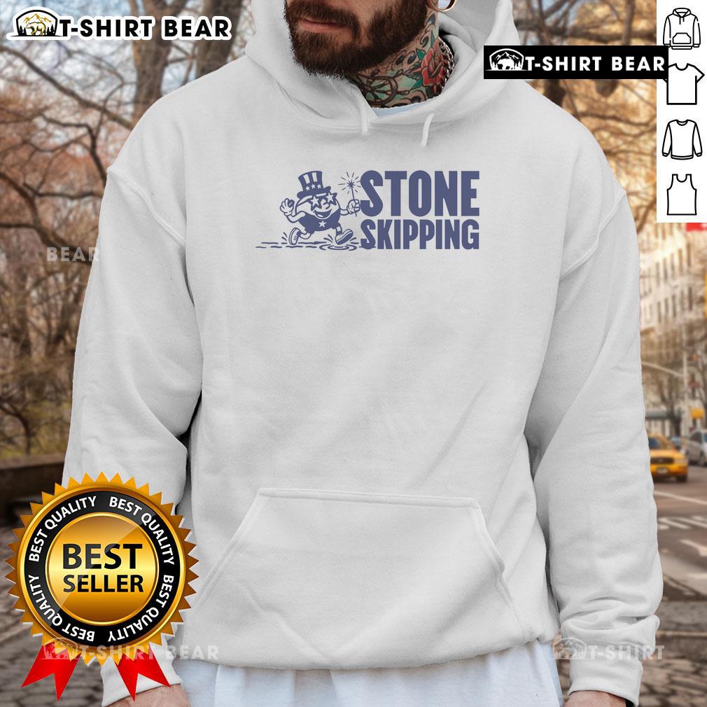 Official Stone Skipping Splash Hoodie in vibrant colors, showcasing a stylish design perfect for casual wear.