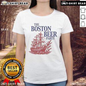 Official Boston Beer Party Ladies Tee featuring a stylish design perfect for beer enthusiasts and casual wear.