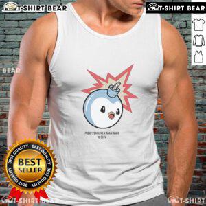 Alt Text: Official The Hundreds Pudgy Penguins x Adam Bomb tank top featuring vibrant graphics and a stylish design.