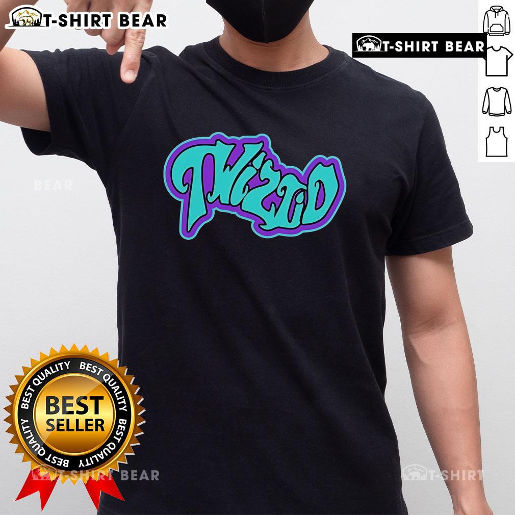 Alt Text: Official Twiztid Mostasteless 8 Bit Wavy Logo T-Shirt featuring vibrant graphics and unique retro design.