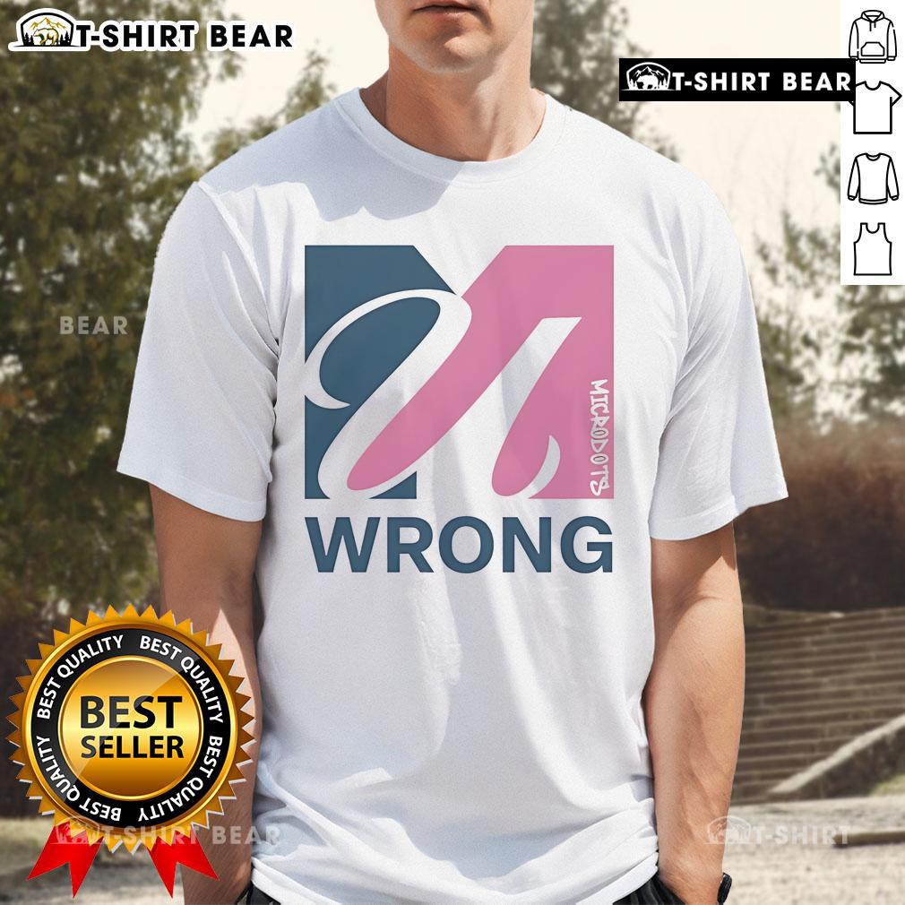 Official U Wrong Logo T-Shirt featuring bold logo design on a stylish cotton fabric, perfect for casual wear.
