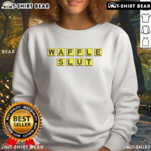 Cozy Official Waffle Slut Sweatshirt in a stylish design, perfect for casual wear and waffle enthusiasts.