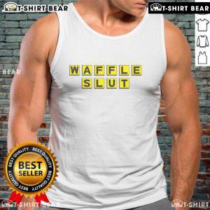 Stylish Official Waffle Slut Tank Top featuring a trendy design, perfect for casual outings and summer wear.