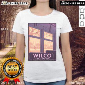 Alt Text: Official Wilco Waxahatchee tour poster for New Orleans, featuring a stylish ladies tee design, dated 05-03-2025.