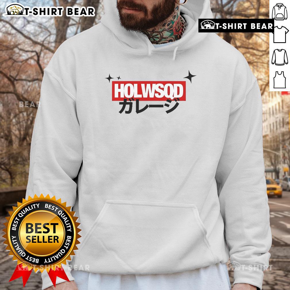 Official Xavier Wulf The Hollowsquad LA logo hoodie featuring bold graphics and a stylish design.