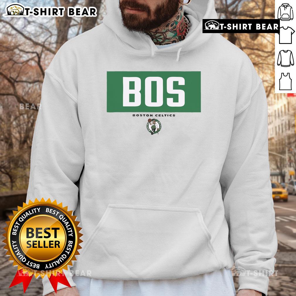 Original Boston Celtics Bos Crossbar Hoodie in green featuring team logo and stylish design for fans.