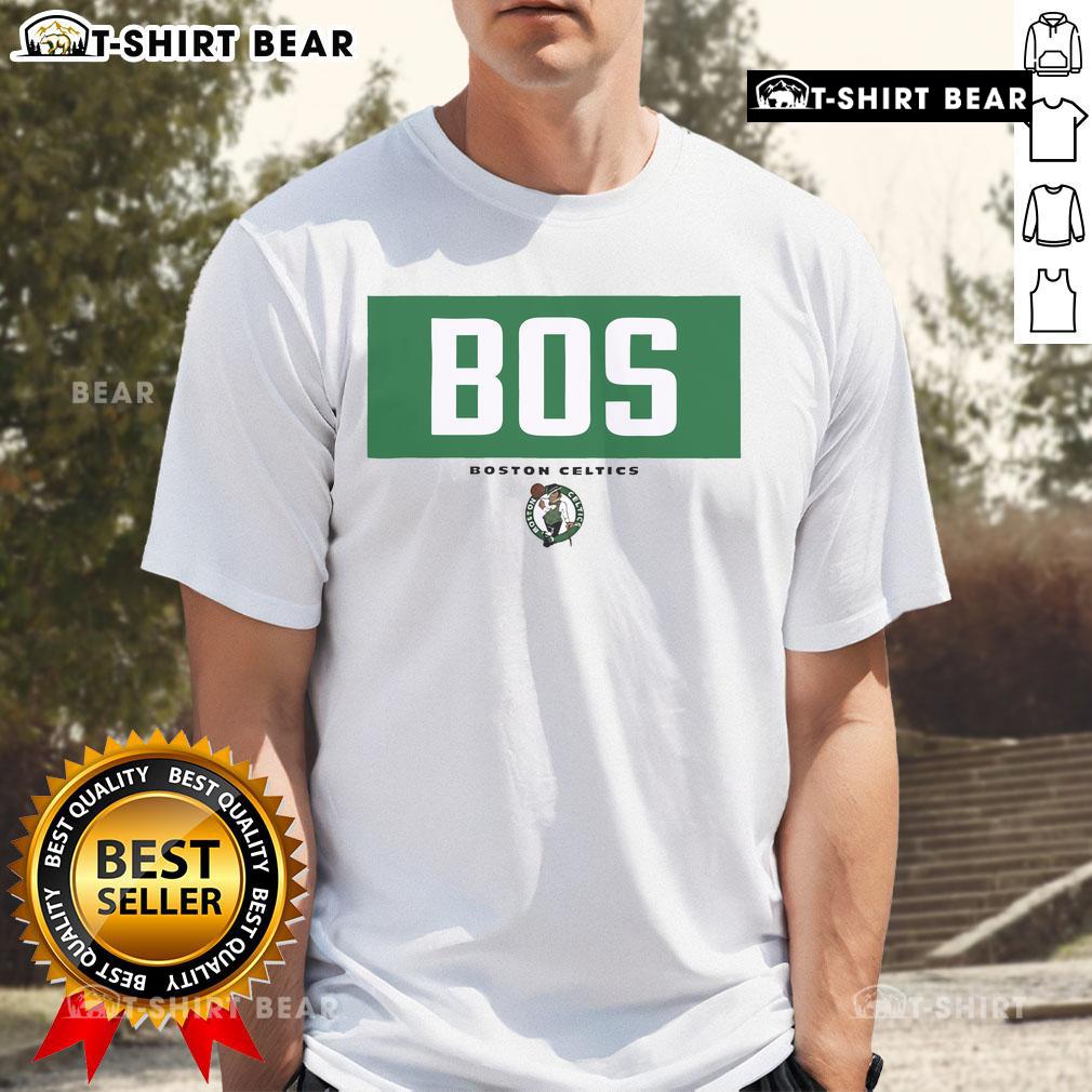 Original Boston Celtics Bos Crossbar T-Shirt featuring vibrant team colors and logo, perfect for Celtics fans.