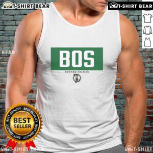 Original Boston Celtics BOS Crossbar Tank Top featuring team colors and logo, perfect for fans and summer wear.