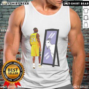 Alt Text: Original Goat Mirror Kobe Bryant Tank Top featuring iconic design and vibrant colors for basketball fans.