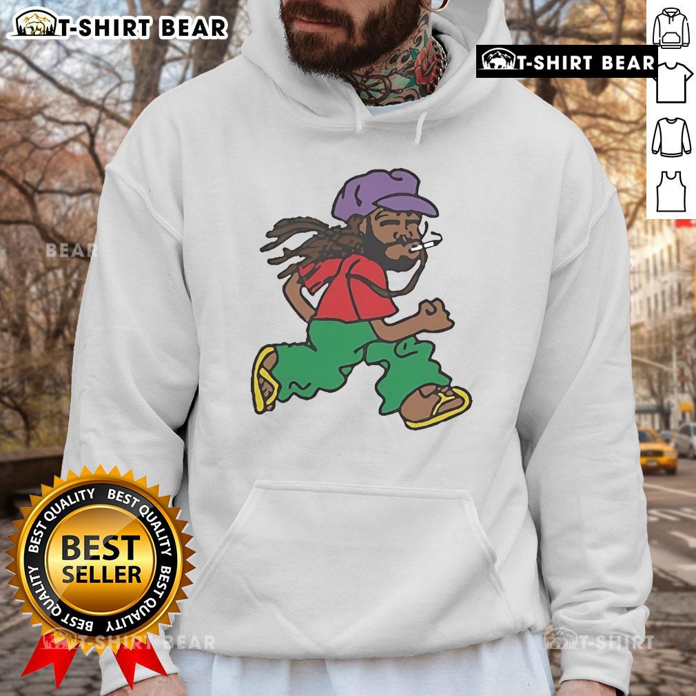 Premium Amine Running Man Hoodie featuring a stylish design, perfect for athletes and casual wear enthusiasts.