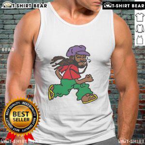 Premium Amine Running Man Tank Top featuring a sleek design, perfect for active wear and outdoor workouts.