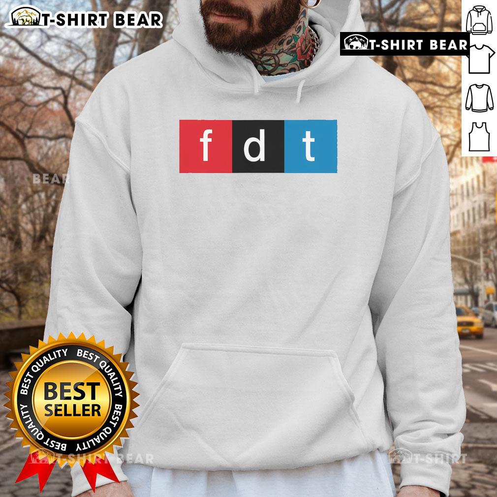 Premium Foxtrot Delta Tango Protest Pun Hoodie featuring a unique design for humor and style in casual wear.