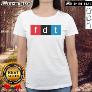 Premium Foxtrot Delta Tango protest pun ladies tee in vibrant colors, perfect for expressing your fun and edgy style.