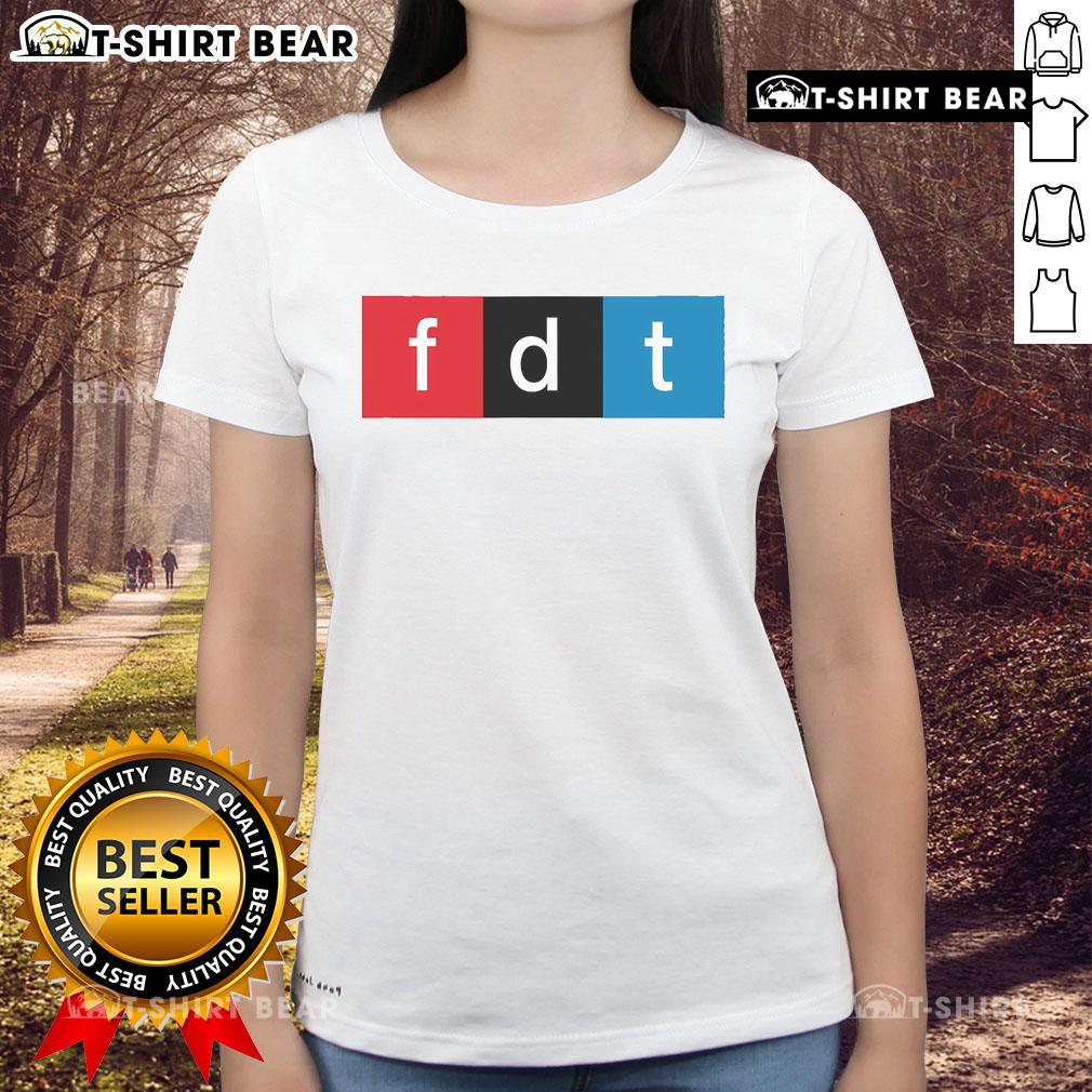 Premium Foxtrot Delta Tango protest pun ladies tee in vibrant colors, perfect for expressing your fun and edgy style.
