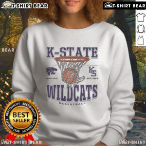 Alt Text: Premium Kansas State Wildcats Game Time Sweatshirt in vibrant purple, perfect for fans supporting their team.