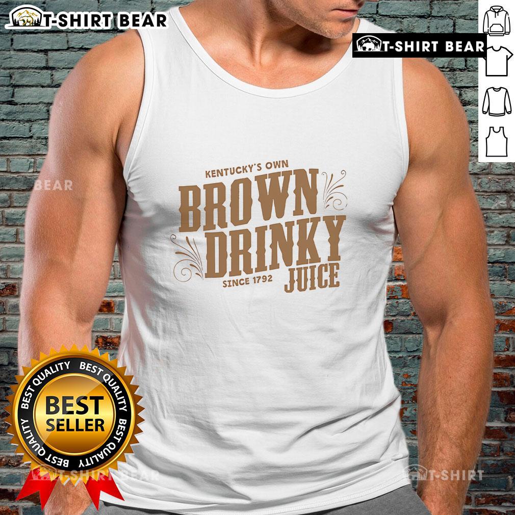 Premium Kentucky's Own Brown Drinky Since 1792 Juice Tank Top featuring stylish design and comfortable fit.