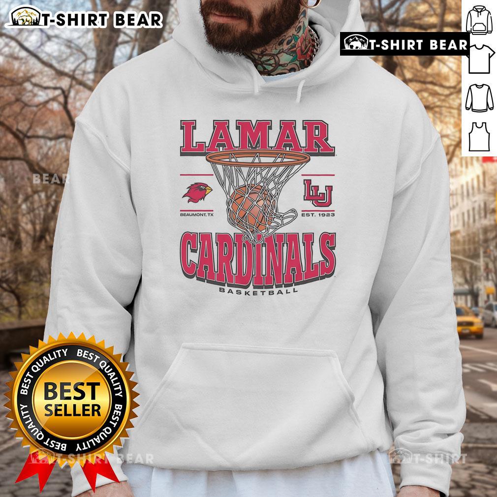 Premium Lamar Cardinals Game Time Hoodie featuring team colors and logo, perfect for game day and fan apparel.