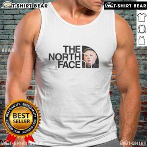 Alt Text: Premium The North Face Kim Jong Un Tank Top featuring a stylish design, perfect for summer fashion enthusiasts.