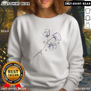 Pretty Amy Dowden X Crohn's Colitis UK sweatshirt in vibrant colors, promoting awareness and support for Crohn's disease.
