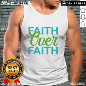 Pretty Faith Over Faith Tank Top in vibrant colors, perfect for casual wear or workouts, showcasing a stylish design.