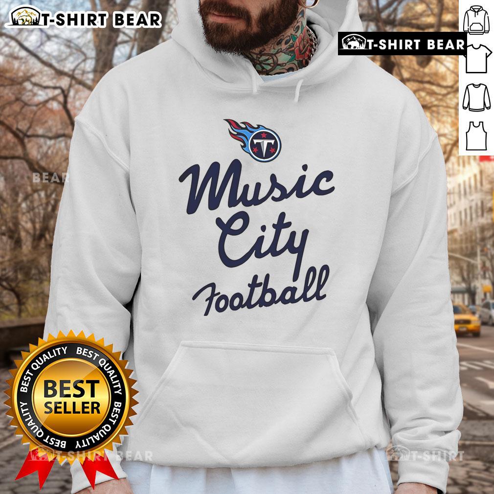 Pretty Tennessee Titans NFL Music City football hoodie featuring team logo, perfect for fans and game day style.