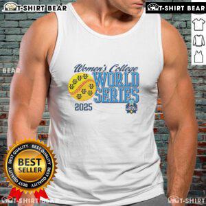 Womens College World Series infield tank top for 2025 NCAA softball fans, showcasing team spirit and athletic style.