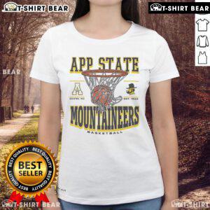Top Appalachian State Mountaineers Game Time ladies tee featuring team colors and logo, perfect for game day style.