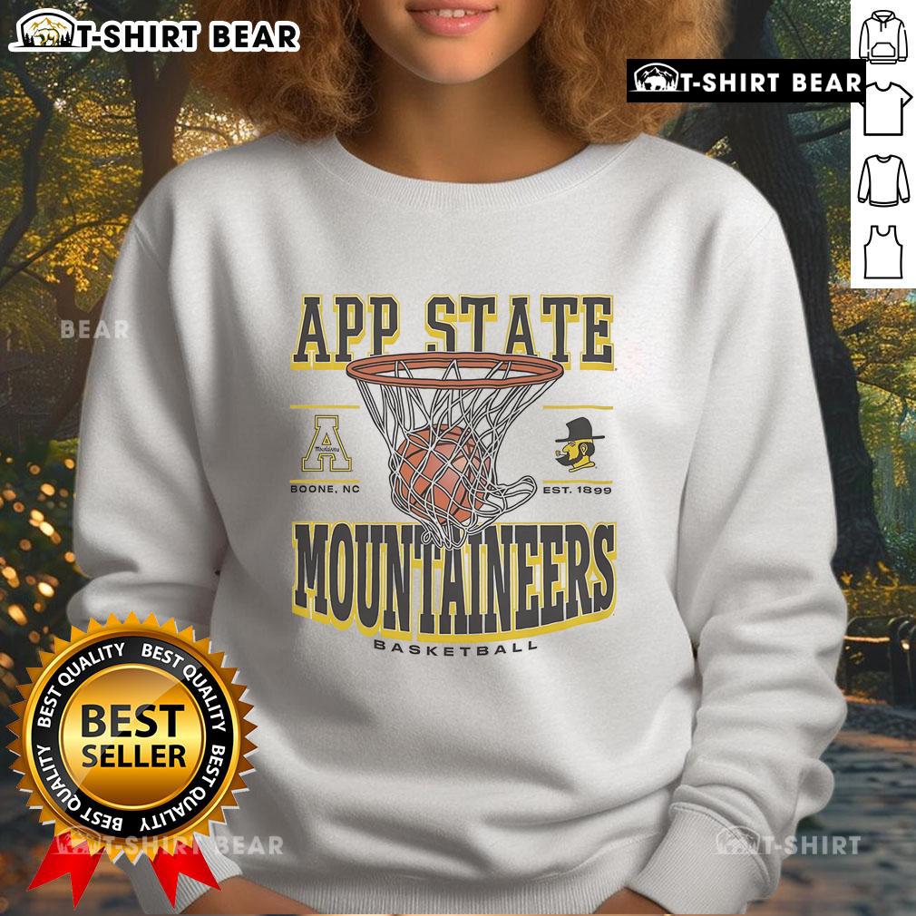 Appalachian State Mountaineers Game Time Sweatshirt in navy, perfect for fans supporting their team at events.