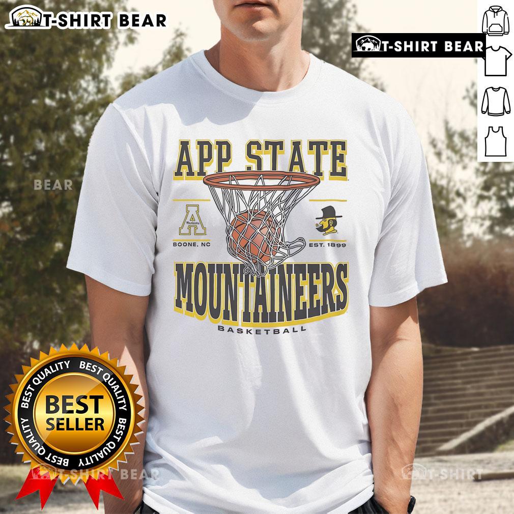 Alt Text: Top Appalachian State Mountaineers Game Time T-Shirt featuring bold logo and vibrant colors, perfect for fans.