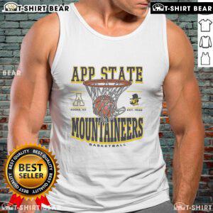 Appalachian State Mountaineers game time tank top featuring vibrant team colors and logo, perfect for fans and athletes.