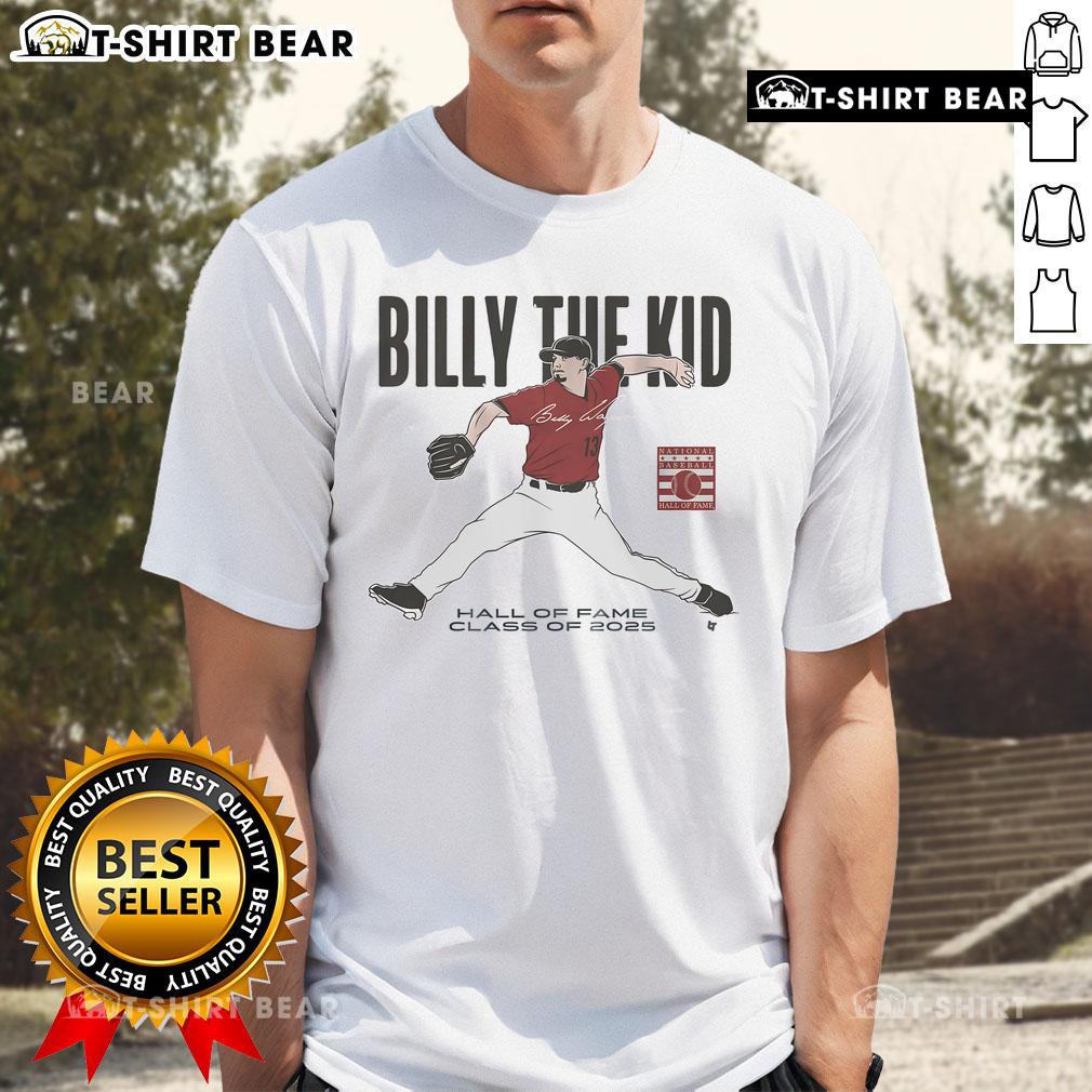 Top Billy Wagner Hall of Fame Inductee Class of 2025 Brick T-Shirt featuring iconic design and tribute to baseball legend.