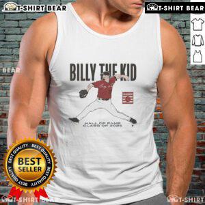 Top Billy Wagner Hall of Fame Inductee Class of 2025 brick tank top showcasing vibrant design and tribute to baseball legend.