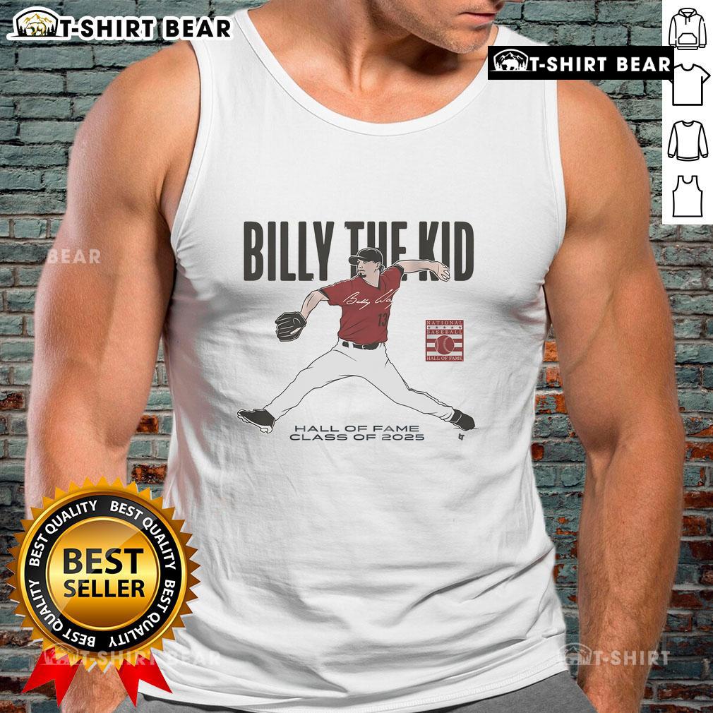Top Billy Wagner Hall of Fame Inductee Class of 2025 brick tank top showcasing vibrant design and tribute to baseball legend.