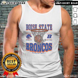 Stylish Top Boise State Broncos Game Time tank top featuring team colors and logo, perfect for game day attire.