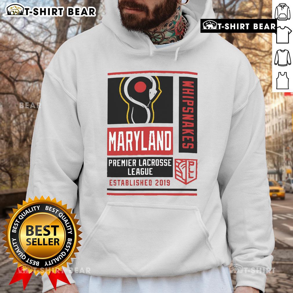 Top Champion Men's Maryland Whipsnakes Red Athletic Hoodie showcasing vibrant team colors and comfortable fit.