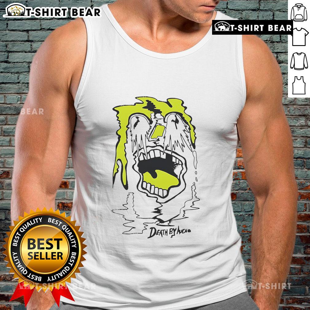 Stylish Top Death By Audio Acid Tears tank top featuring vibrant graphics, perfect for music lovers and festival-goers.