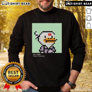 Alt Text: Top Duck ASC 2507 Eclipse X Everything Pixel Sweatshirt in vibrant colors, perfect for casual wear and style.