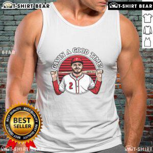 Top Gavin A Good Time Gavin Lux tank top featuring vibrant colors and stylish design for casual summer wear.