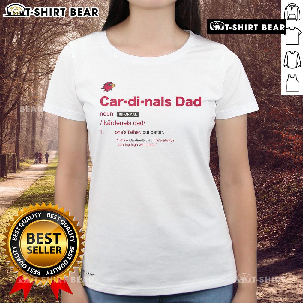 Top Lamar Cardinals Dad Definition Ladies Tee featuring a stylish design for proud Lamar Cardinals fans.