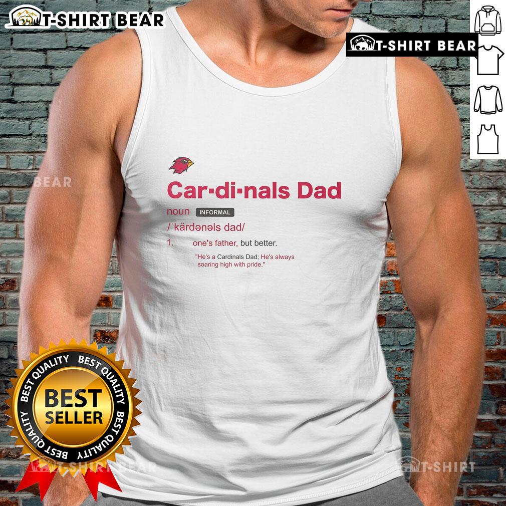 Top Lamar Cardinals Dad Definition Tank Top featuring bold graphics for proud Lamar Cardinals fans and fathers.