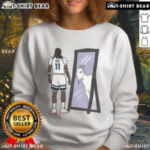 Stylish Top Naz Reid mirror goat sweatshirt featuring vibrant graphics and comfortable fit for fans and casual wear.