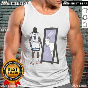 Top Naz Reid Mirror Goat Tank Top featuring vibrant graphics and a sporty design, perfect for basketball fans.