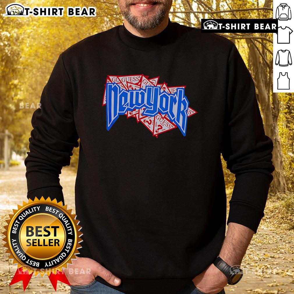 Top New York Guess Art Sweatshirt featuring vibrant graphics and a stylish design, perfect for casual wear.