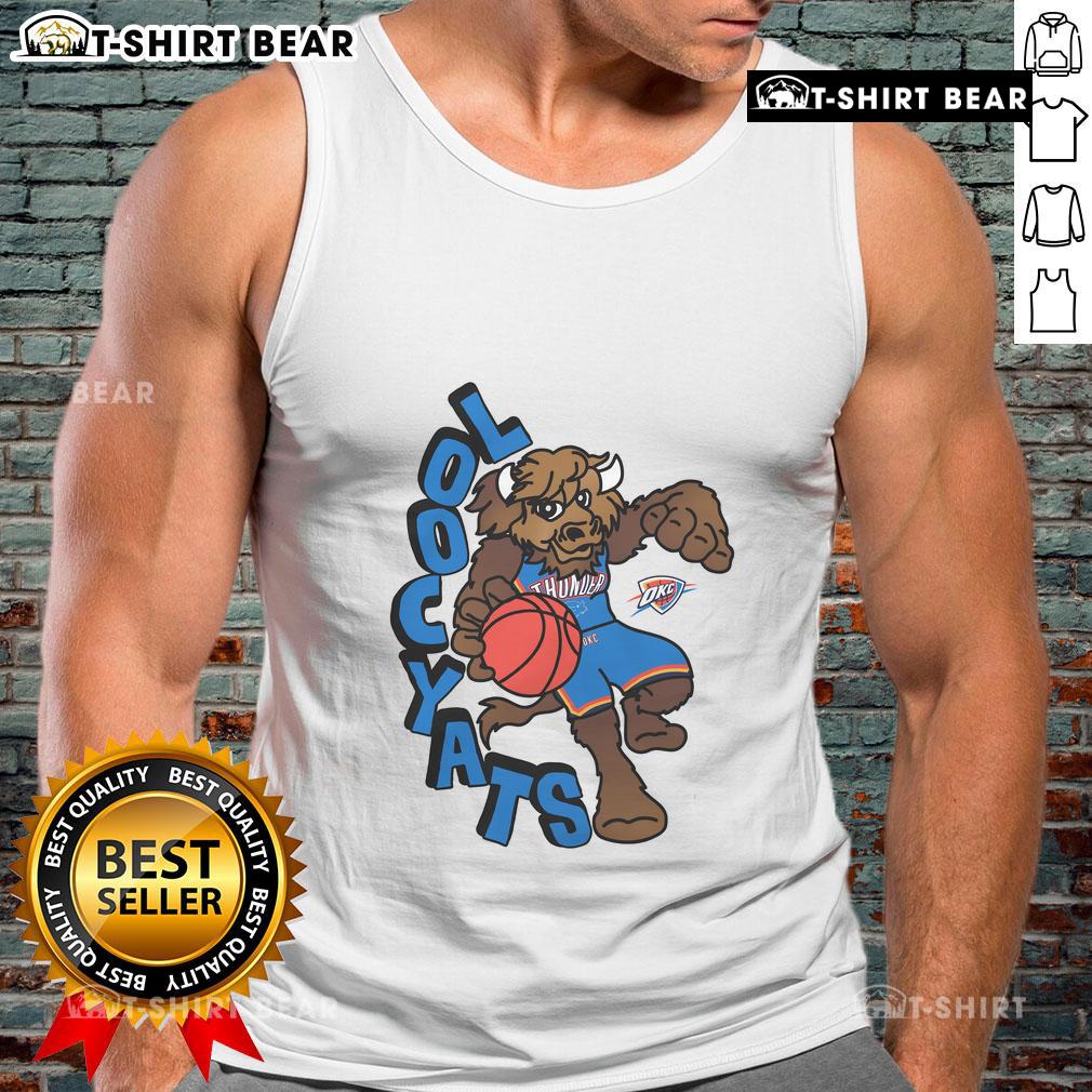 Top Oklahoma City Thunder stadium essentials: NBA X Staycool mascot tank top for fans, perfect for game day.
